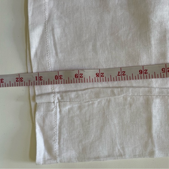 Ganni white Linen Trousers - Picture 3 of 8